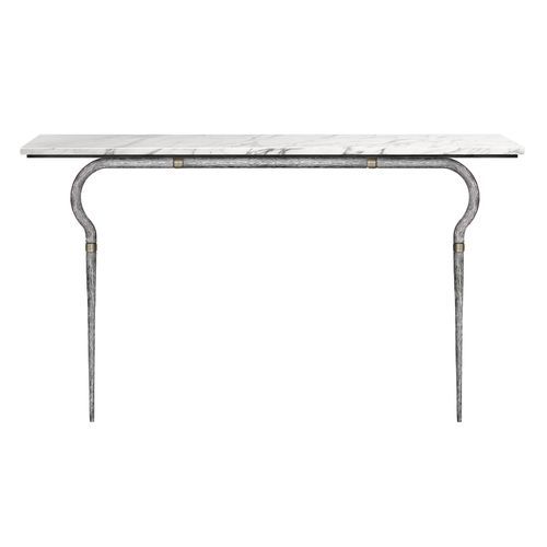 Console contemporaine - ETHNIC - Mobilier De Style - en aluminium / en laiton / en marbre