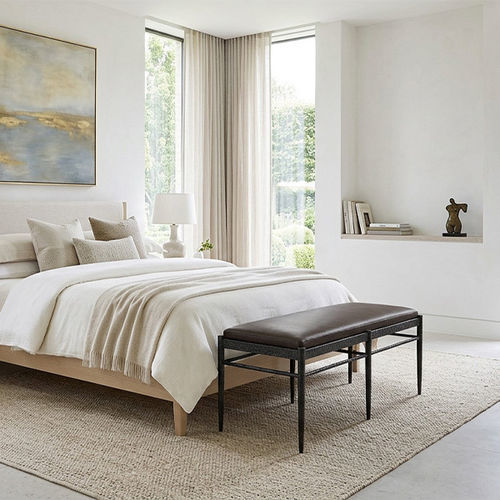 Bout de lit classique - CESAR - Mobilier De Style - en fer forgé / en acier / en tissu