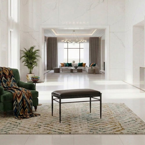Banc contemporain - CESAR - Mobilier De Style - en fer forgé / en acier / en tissu