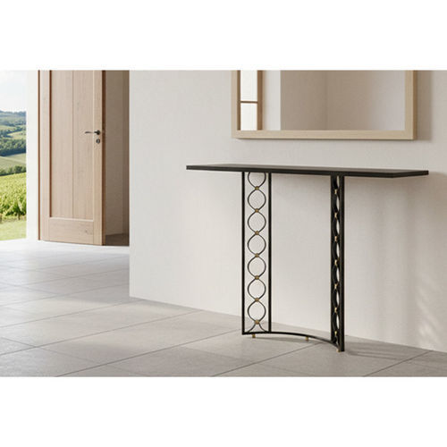 Console contemporaine - INFINI - Mobilier De Style - en laiton / en fer forgé / en marbre