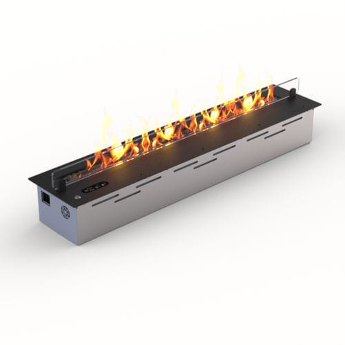 Brûleur au bioéthanol en inox - PRESTIGE - bioKamino - en acier / rectangulaire / contemporain