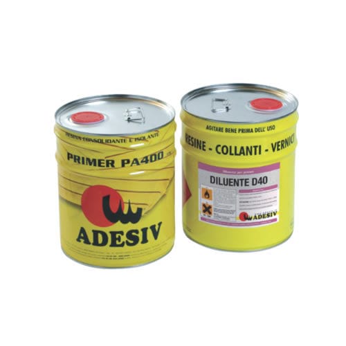 Primaire pour béton - PA400 - Adesiv Srl - pour parquet / en polyuréthane / intérieur