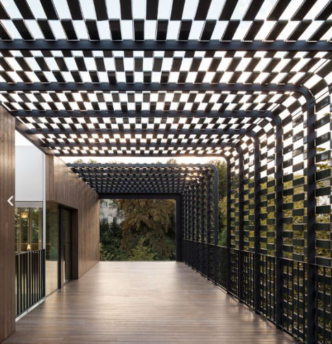 Couverture pour pergola avec protection solaire - Flexbrick, SL - en céramique / résidentielle