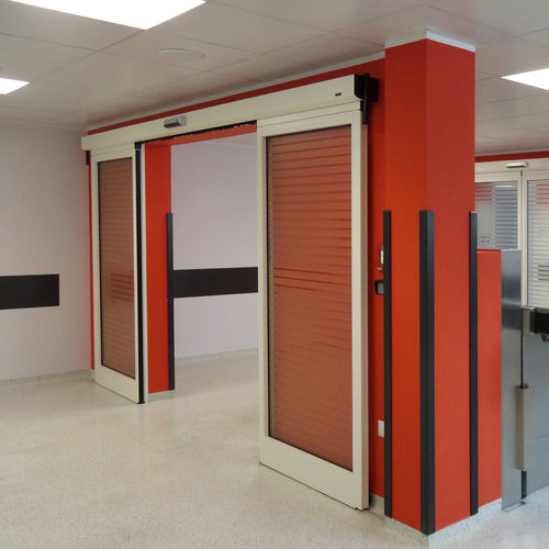 Profilé pour porte en aluminium - LB50 BREAKOUT SYSTEM - Label S.p.A. - de sécurité / automatique