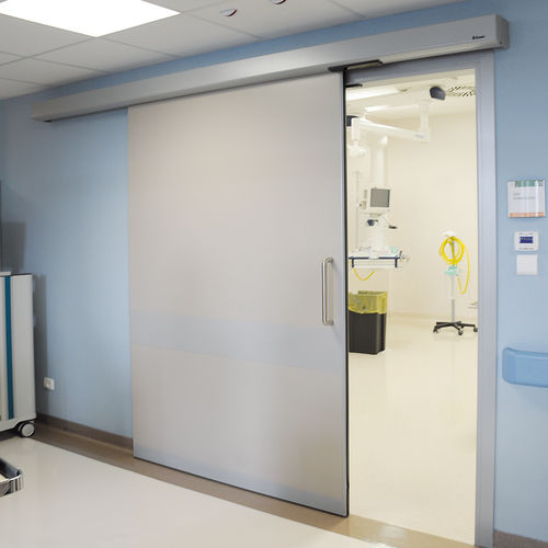 Porte d'intérieur - H-SMLTS - Label S.p.A. - en inox / en HPL / coulissante