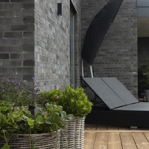 Brique de parement en clinker - RT 556 - Randers Tegl A/S - d'extérieur / à coller / contemporain