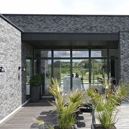 Brique de parement en clinker - RT 522 - Randers Tegl A/S - d'extérieur / à coller / contemporain