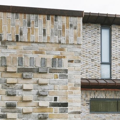 Brique de parement en clinker - RT 575 - Randers Tegl A/S - de terre cuite / d'extérieur / à coller