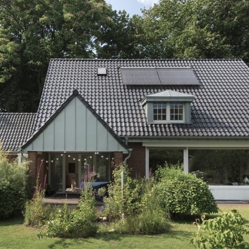 Tuile portugaise - RT 858 - Randers Tegl A/S - panne / en terre cuite / grand moule