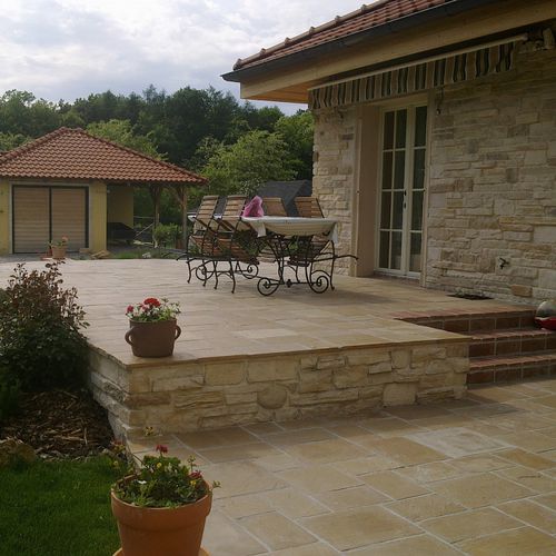 Pavage en béton - MONTANA - Wild stone - d'extérieur / d'intérieur / carrossable