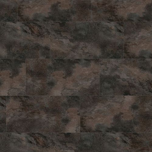 Revêtement de sol en vinyle - 600 STONE : SILVER SLATE - windmöller flooring products WFP GmbH - résidentiel / en dalles / aspect ardoise