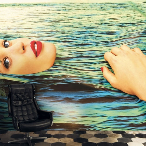Papier peint contemporain - BE WATER - LondonArt Wallpapers - en vinyle / en PVC / tableau de maître
