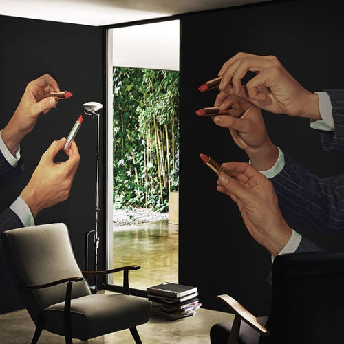Papier peint contemporain - BEAUTY IS NOTHING - LondonArt Wallpapers - synthétique / en vinyle / en PVC