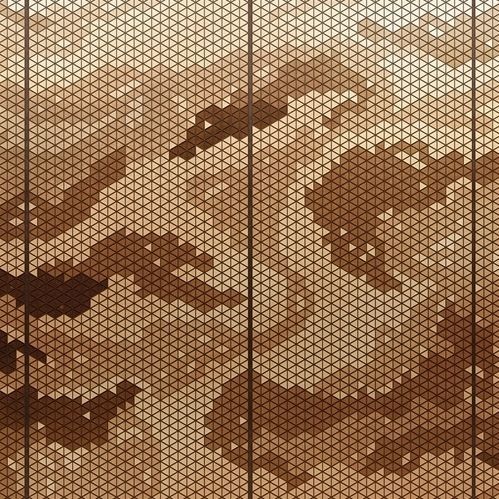 Papier peint contemporain - HOW DO YOU FEEL - LondonArt Wallpapers - en vinyle / en PVC / géométrique