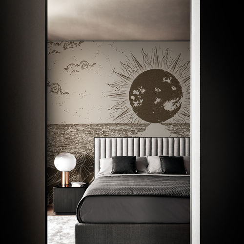 Papier peint contemporain - DO THE STRAND - LondonArt Wallpapers - en vinyle / en PVC / tableau de maître