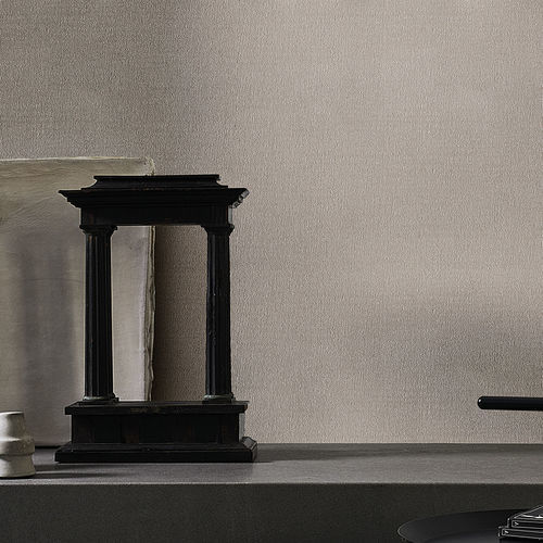 Papier peint contemporain - GRIGIO MADREPERLA - LondonArt Wallpapers - en textile non-tissé / en PVC / uni