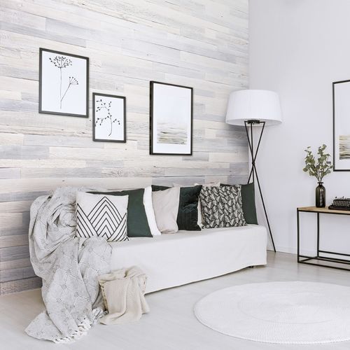 Panneau en bois pour agencement intérieur - MASK - AW Latvia - pour mur / en bois de récupération / durable