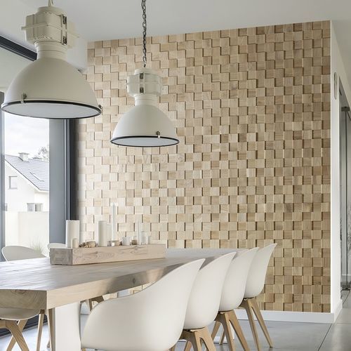 Revêtement mural pour intérieur - CHESS - AW Latvia - en chêne / bois / brossé