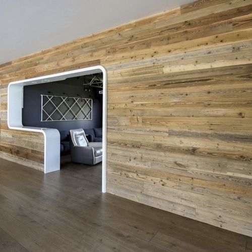 Parement bois - SDDBS - AW Latvia - intérieur / pour mur intérieur / à coller