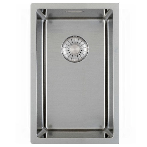 Évier 1 bac - CAPP 20/20D46 R10 - Caressi B.V. - sans égouttoir / en inox / encastrable