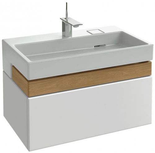 Meuble vasque suspendu - EB1186 - JACOB DELAFON - en bois massif / contemporain / avec tiroirs