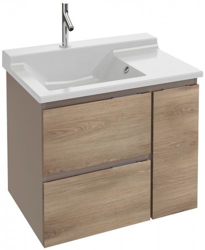 Meuble vasque suspendu - EB1333-N08 - JACOB DELAFON - en mélaminé / contemporain / avec tiroirs