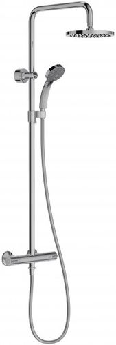 Colonne de douche thermostatique - JULY: E45716 - JACOB DELAFON - murale / contemporaine / avec douche à main