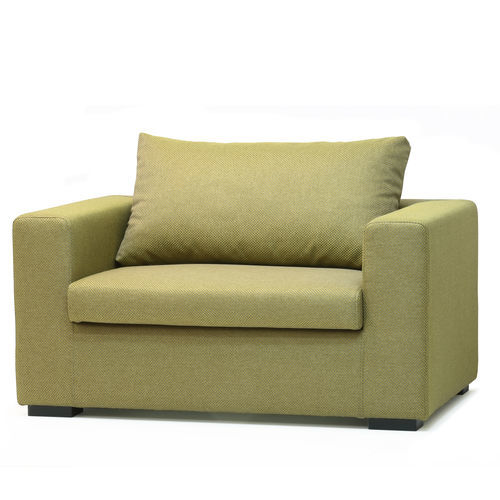 Fauteuil contemporain - RUBIKA - HMM Ltd. - en tissu / en bois massif / en contreplaqué
