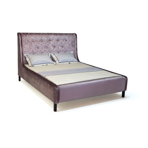 Lit double - SINDY - HMM Ltd. - simple / contemporain / tapissé