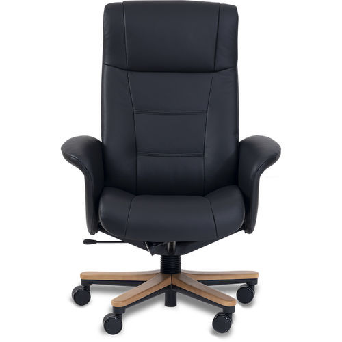 Chaise de bureau design scandinave - NORDIC 10 - IMG Group AS/IMG - en tissu / en cuir / en placage de bois