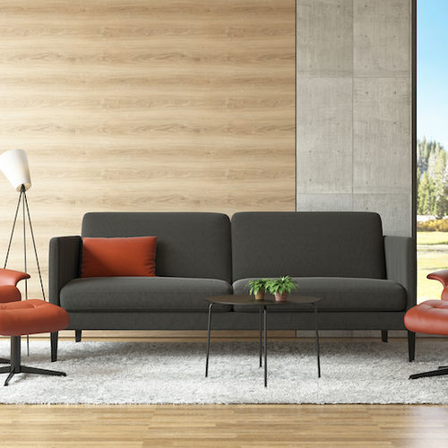 Banquette design scandinave - NAMSOS - IMG Group AS/IMG - en tissu / en cuir / en mousse