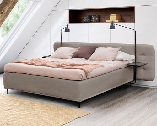 Lit double - DIPLOMAT NORDIC LINE - Jensen - contemporain / tapissé / avec tête de lit