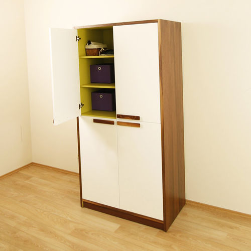 Armoire contemporaine - FAIRY TALE - KD Stripes - en noyer / en MDF / en frêne