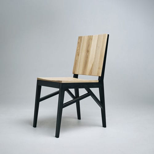 Chaise rustique - DECO - KD Stripes - d'intérieur / en frêne / résidentielle