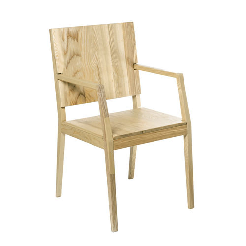 Chaise contemporaine - MAJESTY ASH - KD Stripes - d'intérieur / en frêne / résidentielle
