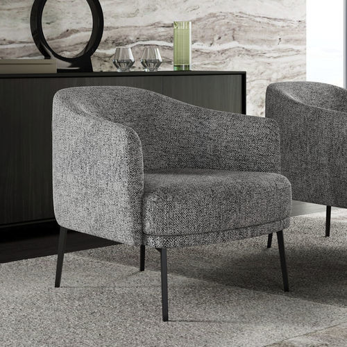 Fauteuil contemporain - LENOX  - OLTA - en tissu / en contreplaqué / en pin