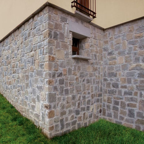 Parement en pierre naturelle - COVER GREY - Marmotex SRL - d'intérieur / d'extérieur / rustique