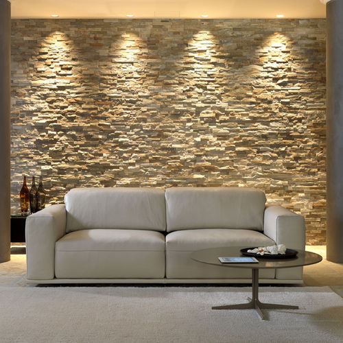 Parement en pierre naturelle - GIZA YELLOW - Marmotex SRL - d'intérieur / d'extérieur / rustique