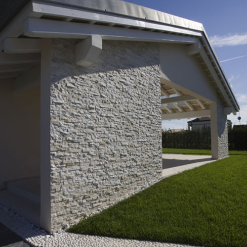 Parement en pierre naturelle - GIZA WHITE - Marmotex SRL - d'intérieur / d'extérieur / contemporain