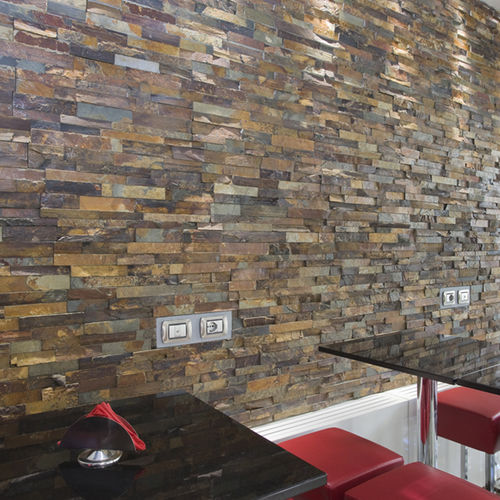 Parement en pierre naturelle - GIZA NIGHT - Marmotex SRL - d'intérieur / d'extérieur / rustique