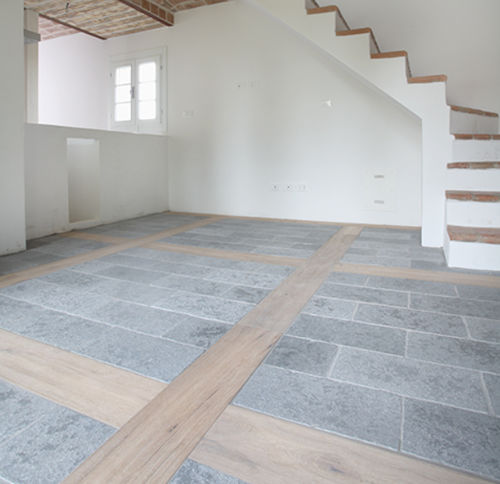 Carrelage en pierre naturelle - VINTAGE GREY - Marmotex SRL - vieilli / d'intérieur / d'extérieur