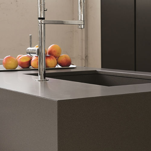 Plan de travail en pierre naturelle - PACIFIC GREY - Marmotex SRL - professionnel / de cuisine / gris