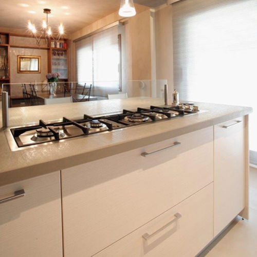 Plan de travail en pierre naturelle - IPANEMA BEIGE - Marmotex SRL - professionnel / de cuisine / antitache