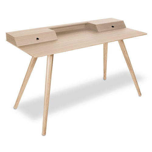 Meuble secrétaire design scandinave - STICK - PBJ Mobler ApS - en chêne / en bois massif / avec rangement intégré