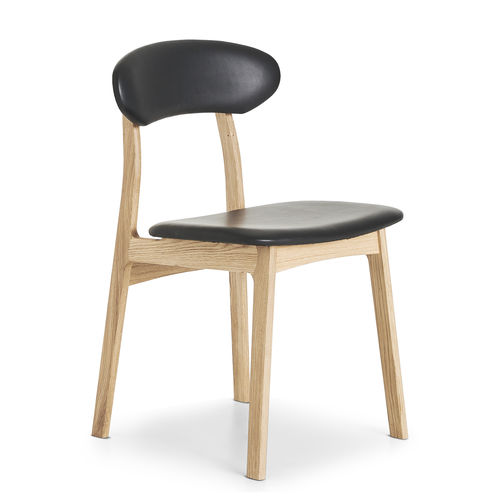 Chaise de salle à manger design scandinave - TRIBE LUX - PBJ Mobler ApS - d'intérieur / en tissu / en cuir
