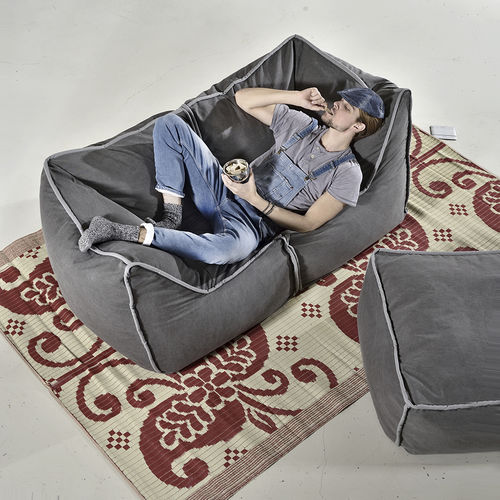 Fauteuil poire contemporain - FUNKY CORNER - POUFOMANIA - en tissu / en polystyrène expansé PSE / imperméable