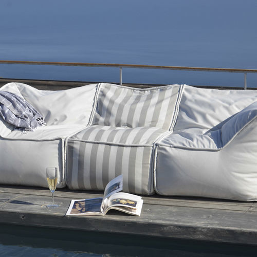 Fauteuil poire contemporain - FUNKY MIDDLE - POUFOMANIA - en Sunbrella® / en polystyrène expansé PSE / imperméable