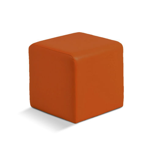 Pouf contemporain - POUFOMANIA - tissu enduit PVC / carré / contract