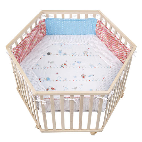 Parc pour bébé en bois laqué - COSIPLAY : 202500NAV184 - roba Baumann GmbH