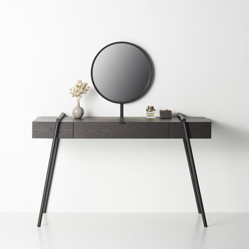Coiffeuse contemporaine - DUOO - ZEGEN - en placage de bois / monoplace